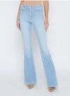 L AGENCE BELL HIGH RISE FLARE JEAN IN OLYMPIA