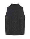L AGENCE BELLINI TOP IN CHARCOAL