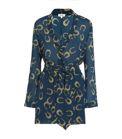 L Agence Belted Arabell Playsuit