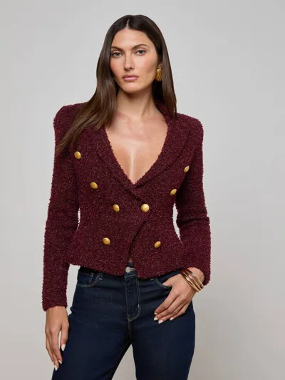 L Agence Bethany Knit Blazer