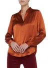 L Agence Bianca Silk Blouse In Multi