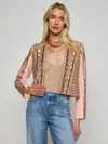 L Agence Blossom Embellished Jacket