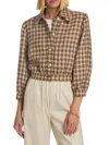 L Agence Bridges Tweed Jacket In Multi