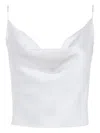 L Agence Calista Cowl-neck Tank Top In Gray
