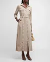 L Agence Cameron Shirt Dress In Dune In Neutral
