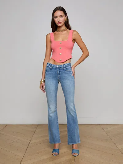 L Agence Cara Low-rise Bootcut Jean