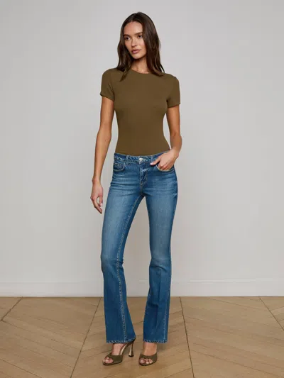 L Agence Cara Low-rise Bootcut Jean