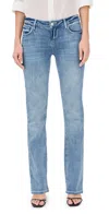L Agence Cara Low Rise Bootcut Jeans Ibarra In Blue