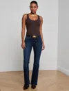 L Agence Cara L/r Bootcut In Brown