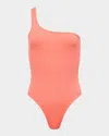 L Agence Cassidy One-shoulder Bodysuit