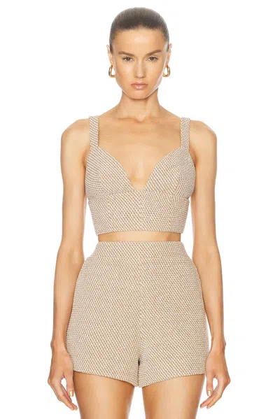 L AGENCE CASTALIA KNIT BRA TOP