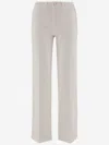 L'agence Cayton Stretch Fabric Pants In Neutral