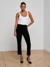 L Agence Celestia Ultra H/r Slim In Burgundy