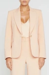 L Agence Chamberlain Blazer In Toasted Almond