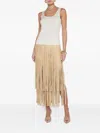 L Agence Chrissy Scoop-neck Tank Top In Neutral