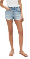 L Agence Clark High Rise Shorts Fontana Destruct In Fontana Destruct