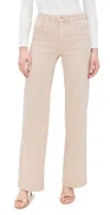 L'agence Clayton High Rise Wide Leg Jeans In Biscuit In Biscuit