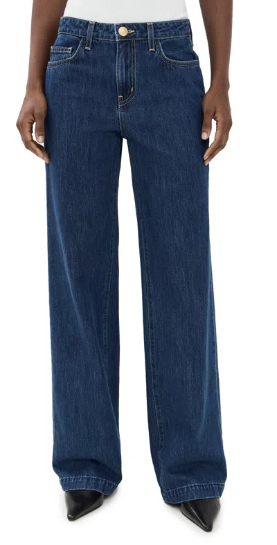 L Agence Clayton High Rise Wide Leg Jeans Conway