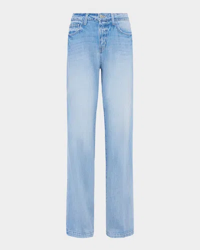 L Agence Clayton High-rise Wide-leg Jeans In Fontana