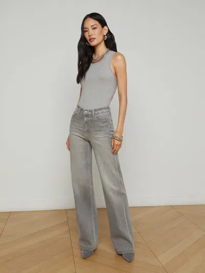 L Agence Clayton Wide-leg Jean In Barron