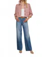 L'agence Ellah Silk Blouse In Bright Aqua In Multi