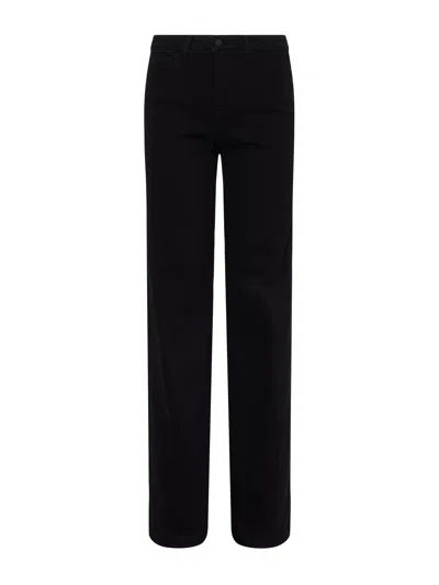L'agence Clayton Wide-leg Jean In Noir