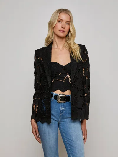 L Agence Clementine Lace Blazer