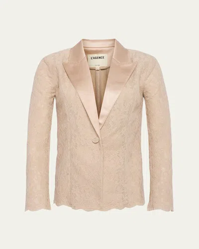 L AGENCE CLEMENTINE LACE BLAZER