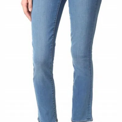 L Agence Coco Mid Rise Slim Straight Jean In Blue