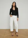 L'agence Cody Barrel-leg Jean In White