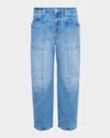 L Agence Cody High-rise Rodeo Jeans In Blue