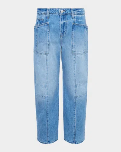 L Agence Cody High-rise Rodeo Jeans In Blue