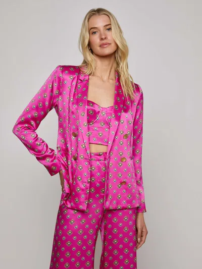 L Agence Colin Blazer In Pink