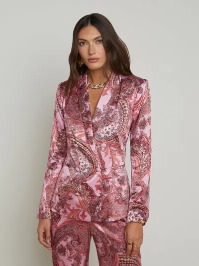L Agence Colin Silk Blazer