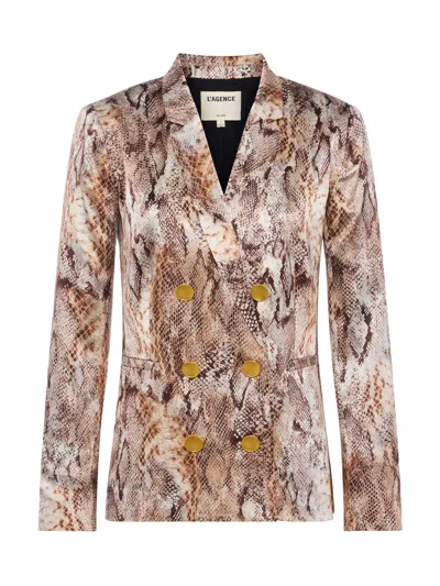 L Agence Colin Silk Blazer
