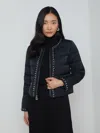 L'agence Crest Down Jacket In Black