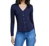L Agence Dallas Blouse In Midnight In Multi