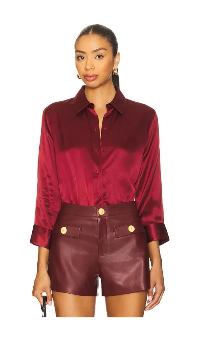 L Agence Dani 3/4 Sleeve Blouse