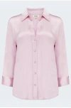 L AGENCE DANI BLOUSE IN LILAC SNOW