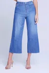 L Agence Danica High Rise Cropped Wide Leg Jean In Reno In Hayward