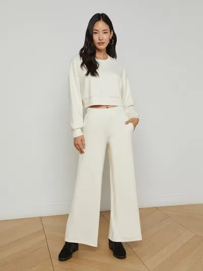 L'agence Darcelle Pull-on Pant In Ivory