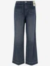 L Agence Dark Grey Washed Jeans
