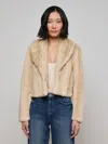L Agence Davy Faux Fur Jacket