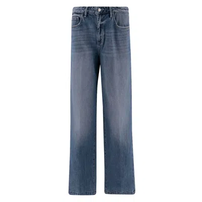 L Agence Denim Straight-leg Jeans In Blue