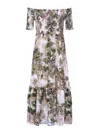 L Agence Oriel Dress In Multicolour