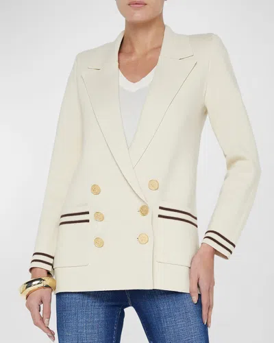 L AGENCE EILEEN KNIT BOYFRIEND BLAZER