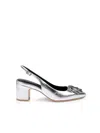 L AGENCE ELAYNE PATENT LEATHER SLINGBACK
