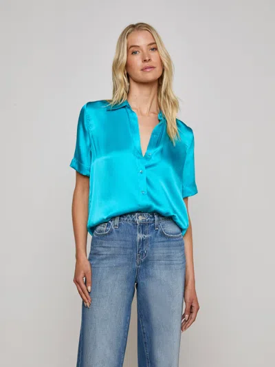L Agence Ellah Silk Blouse