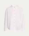 L'agence Ellery Long Sleeve Shirt In White Gold In Whitegold