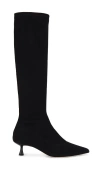 L Agence Emilie Boots Black Suede In Black